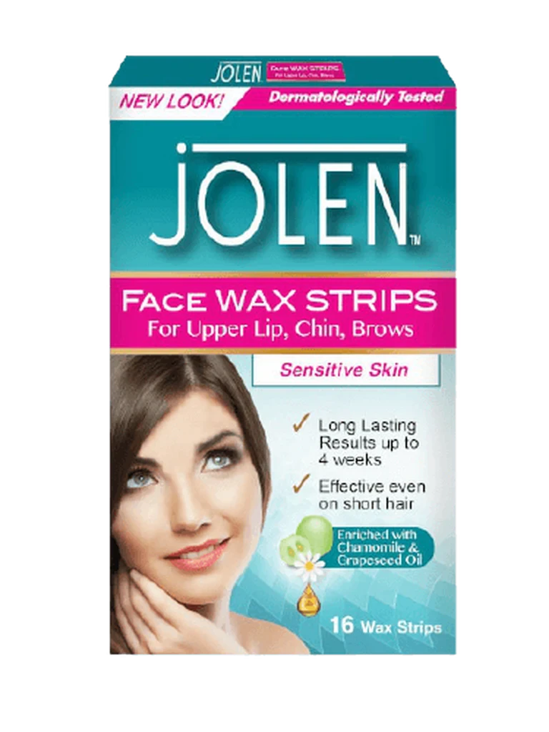 Jolen Wax Strips 16S Facial