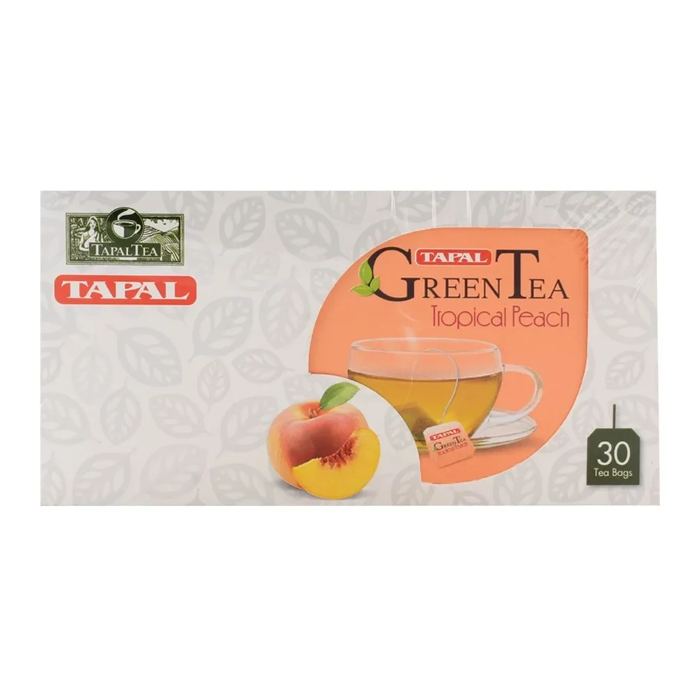 Tapal Green Tea Bags Peach 30P