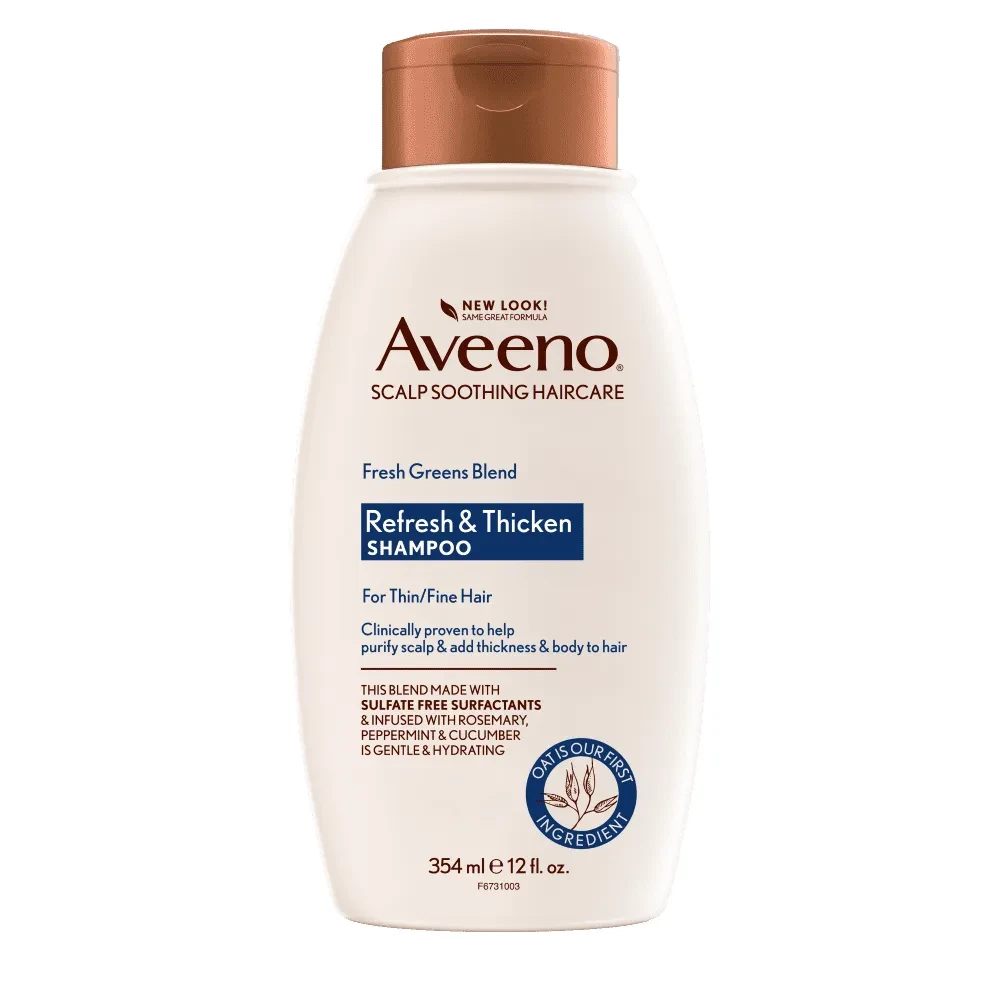 Aveeno Shampoo Refresh Thicken 354ML