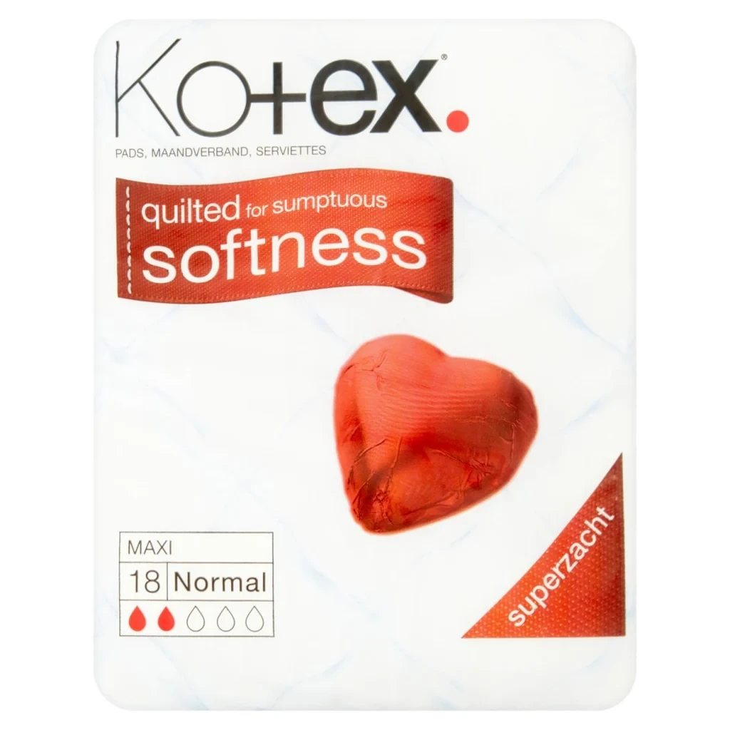 Kotex Pads Maxi Normal Softness 18PC