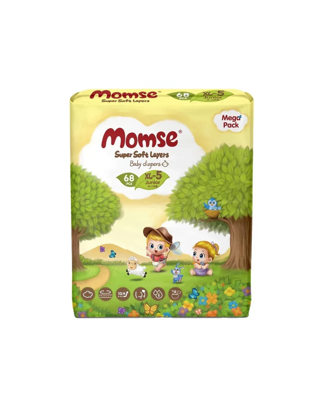 Momse Daipers 5-XL 68PCS