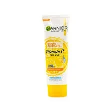 Garnier Face Wash Bright Complete Vitamin C 100ML