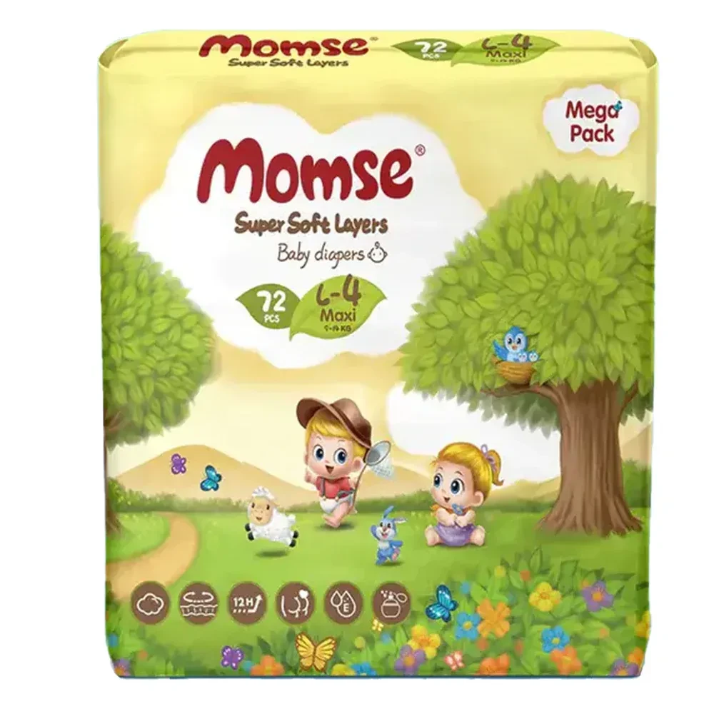 Momse Daipers 4-L 72PCS