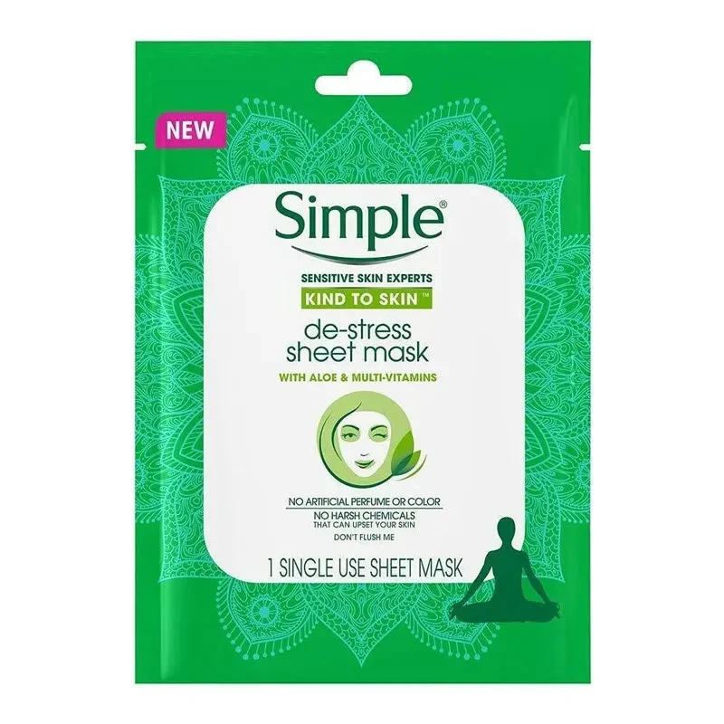 Simple Sheet Mask De Strees Kind to Skin