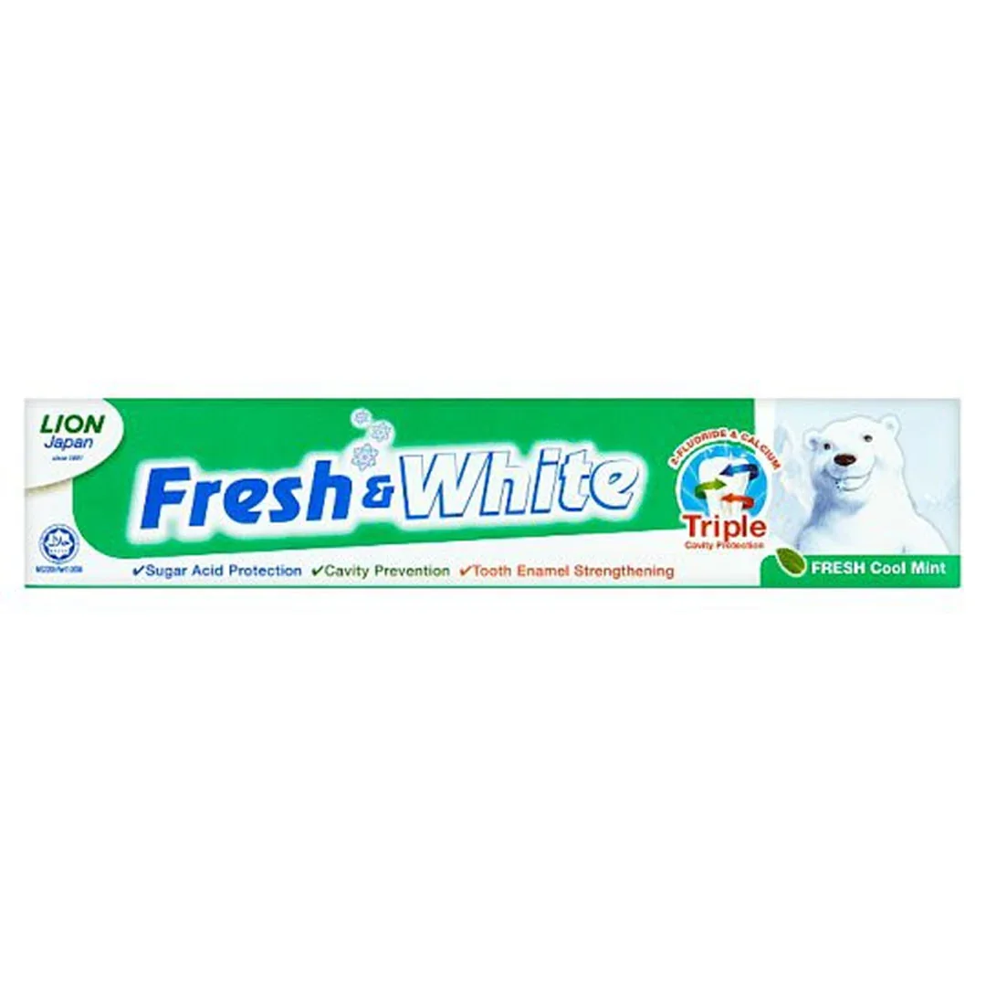 Fresh & White Tooth Paste Extra Cool Mint 160g