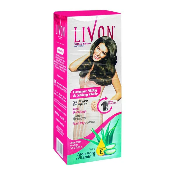 Livon Hair Serum Silky And Shiny 100Ml