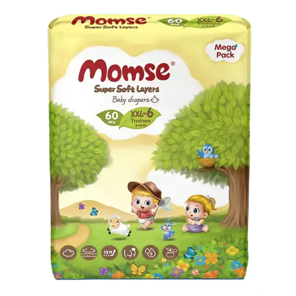 Momse Daipers 6-XXL 60PCS