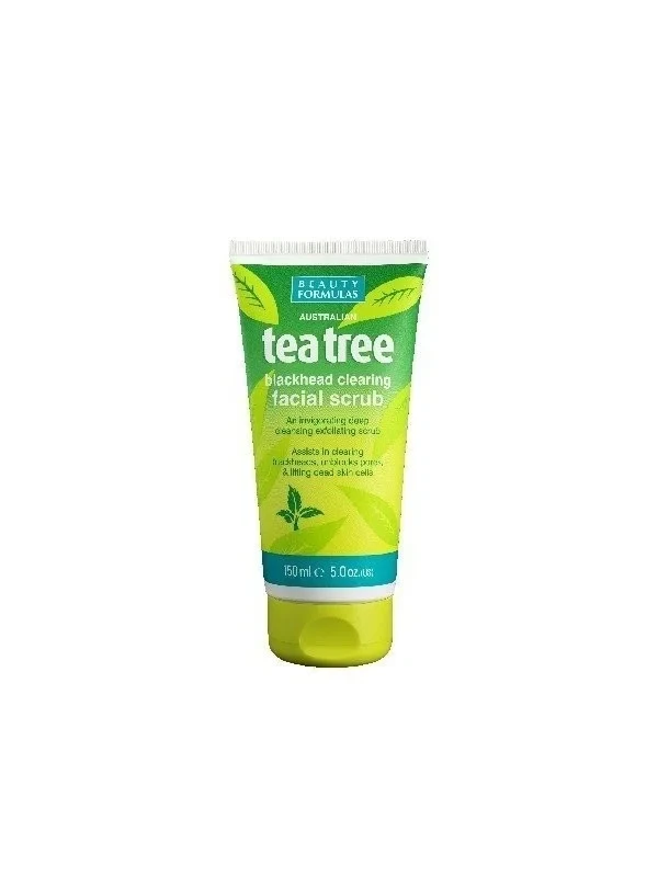 Beauty Formulas Facial Scrub Tea Tree 150ML