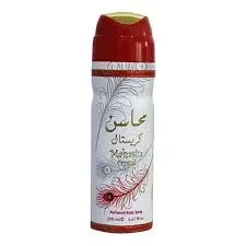 Ard Al Zaafaran Deodorant Body Spray Mahasin Crystal 200ML