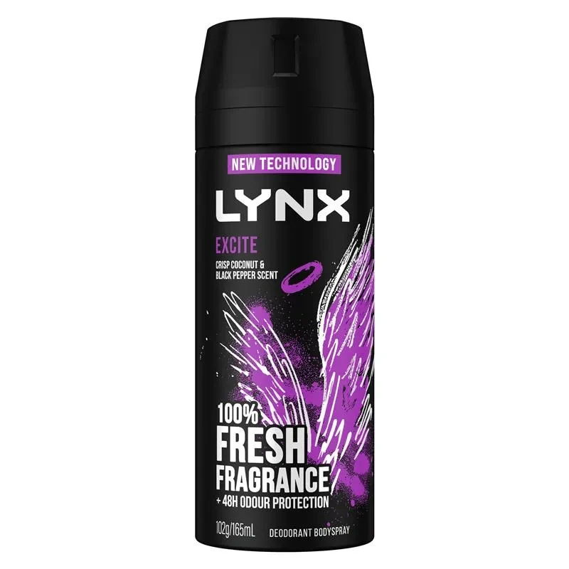 Lynx Deodorant Body Spray Excite 165ML