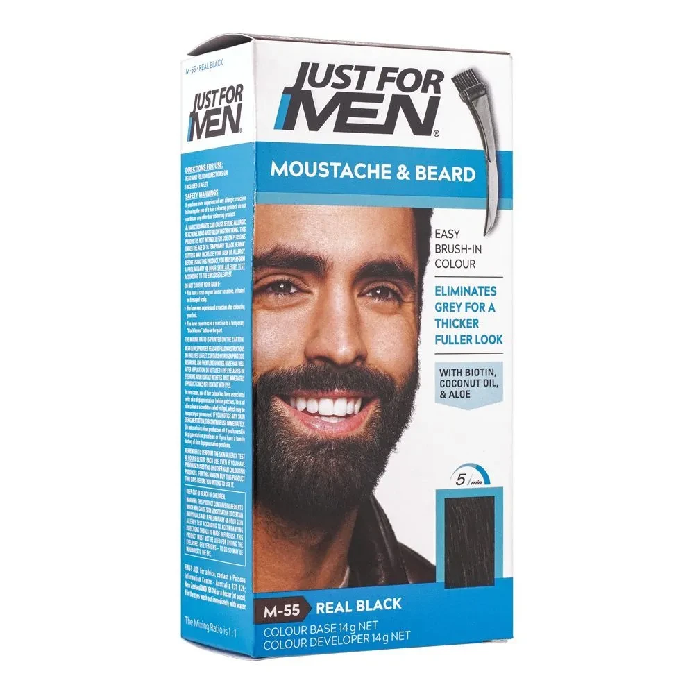 Just For Men Color Beard M-55 Real Black