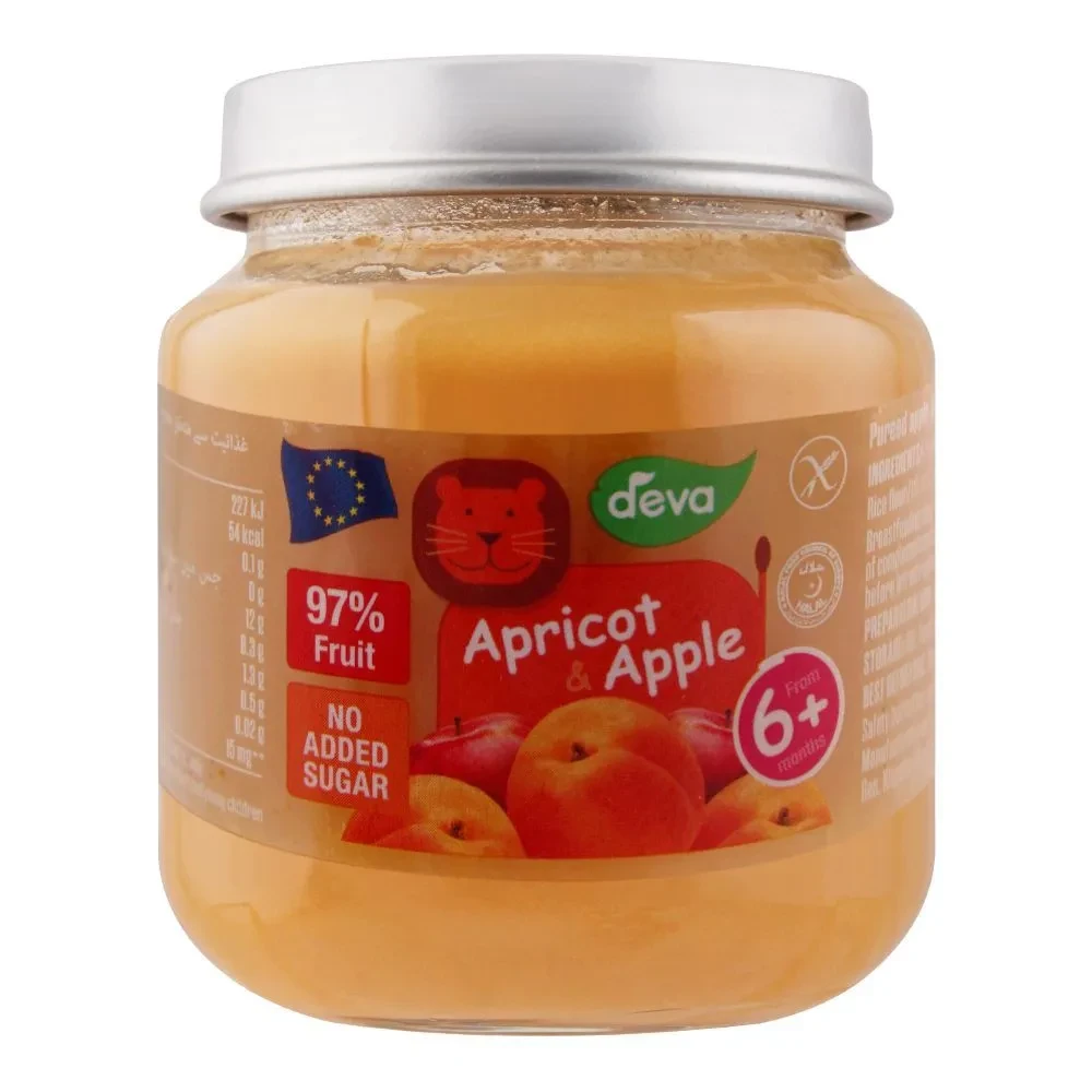 Deva Baby Food Apricot-Apple 7+120G