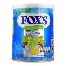 Fox Candies Tin Fruity Mints Blue 180G