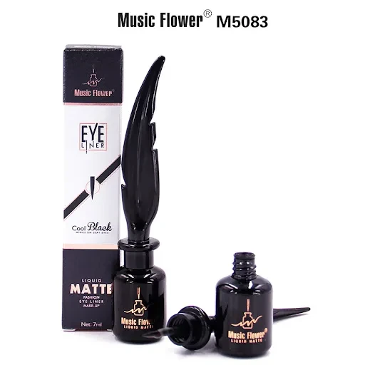 Music Flower Eyeliner Cool Black On Sexy Eyes