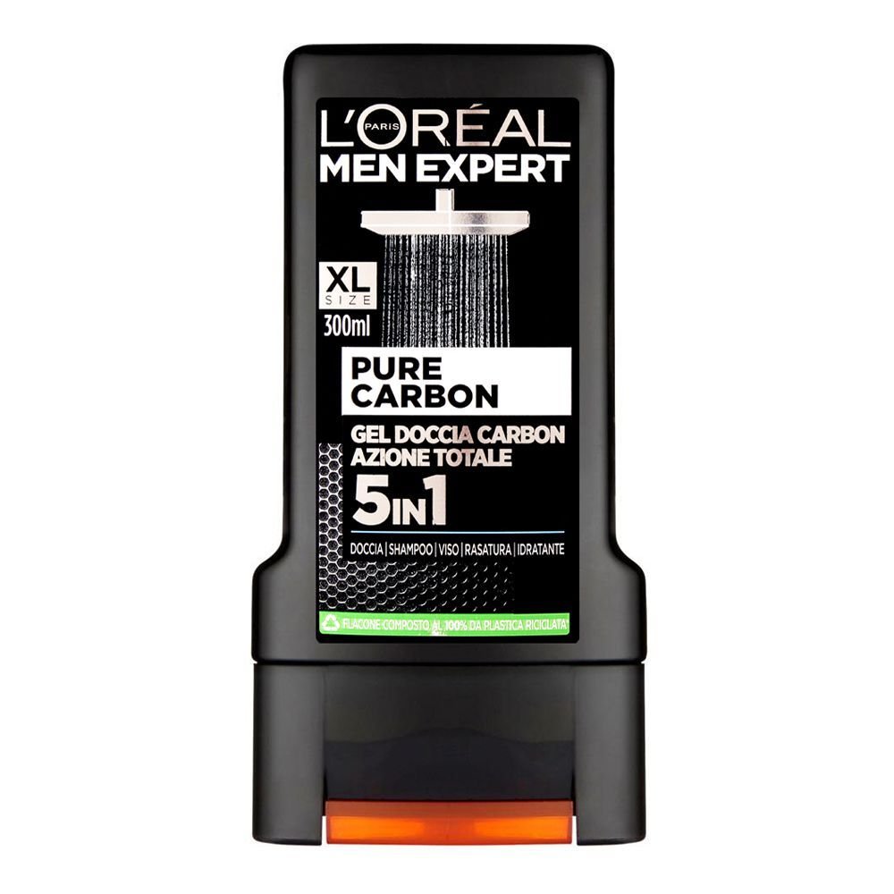 Loreal Body Wash Men Expert Pure Carbon 5IN1 300Ml