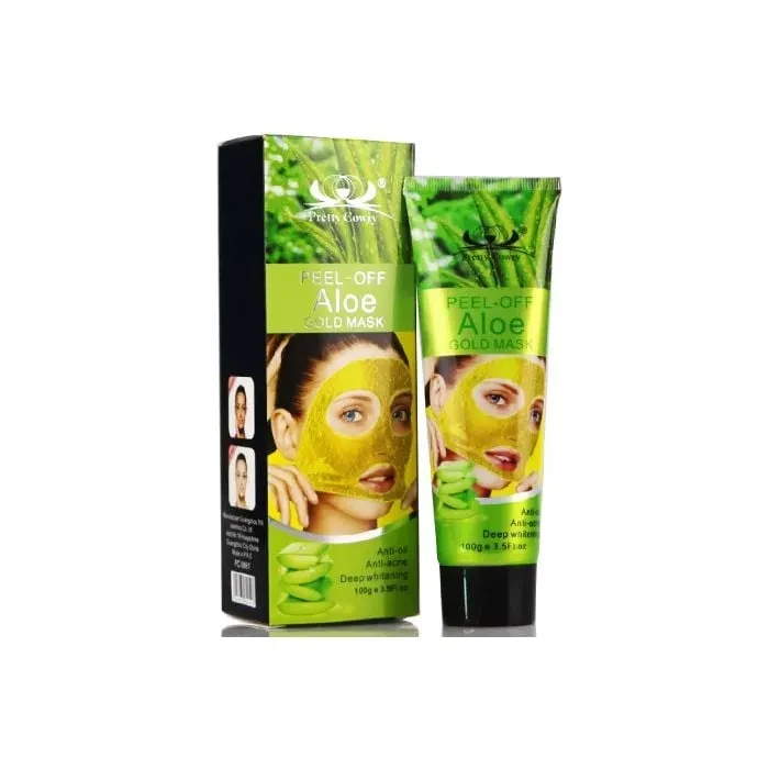 Pretty Cowry Face Mask Gold Aloe Vera