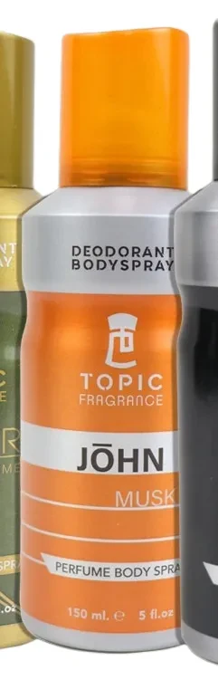 Topic Fragrance Deodorant Body Spray John Musk 150ML