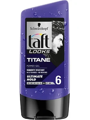 Taft Hair Gel Titane 6-15 150Ml