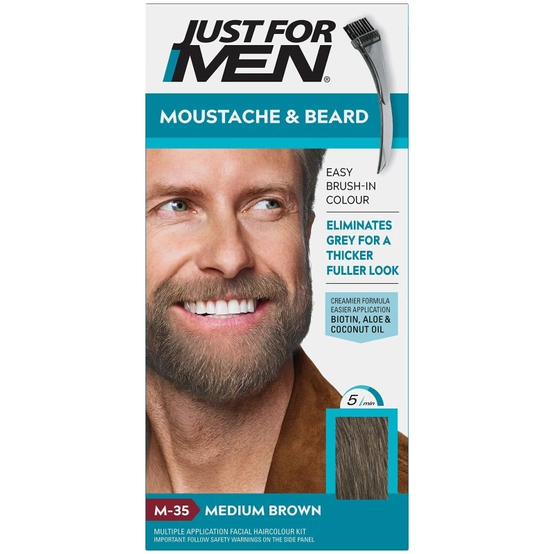 Just For Men Color Beard M-35 Medium Brown