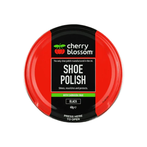 Cherry Blossom Shoe Polish Black 40G