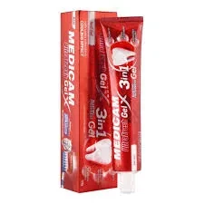 Medicam Toothpaste Red Gel 3In1 125G