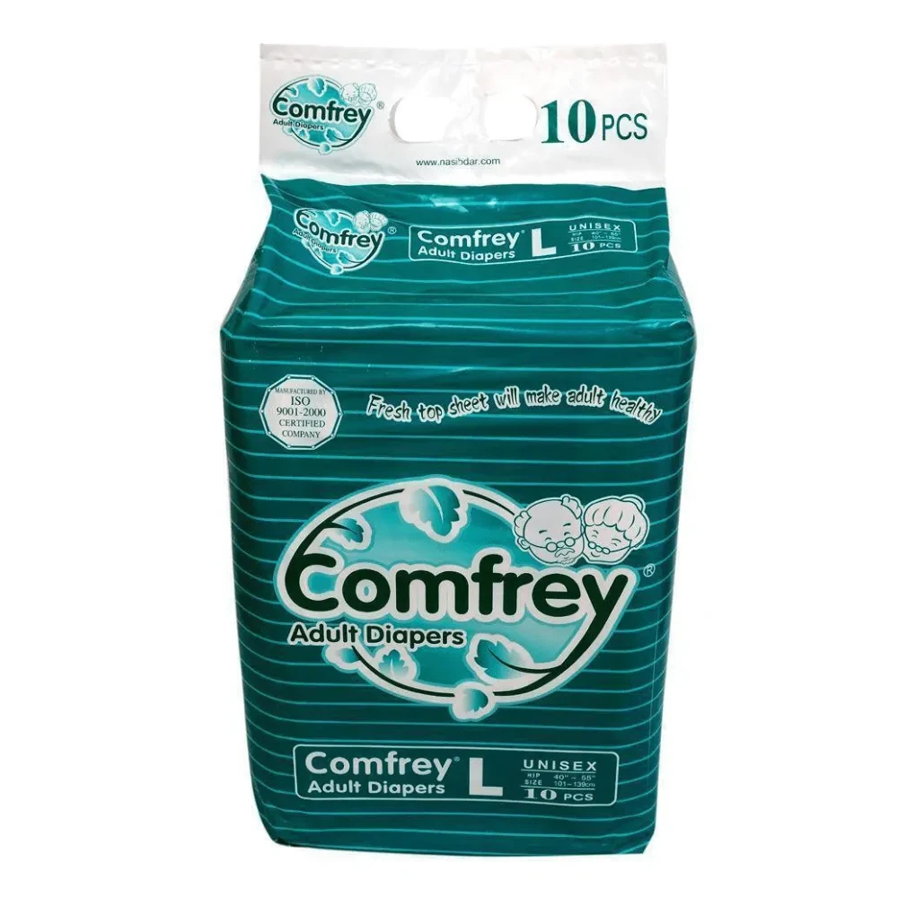 Comfrey Adult Diapers Large 10PC