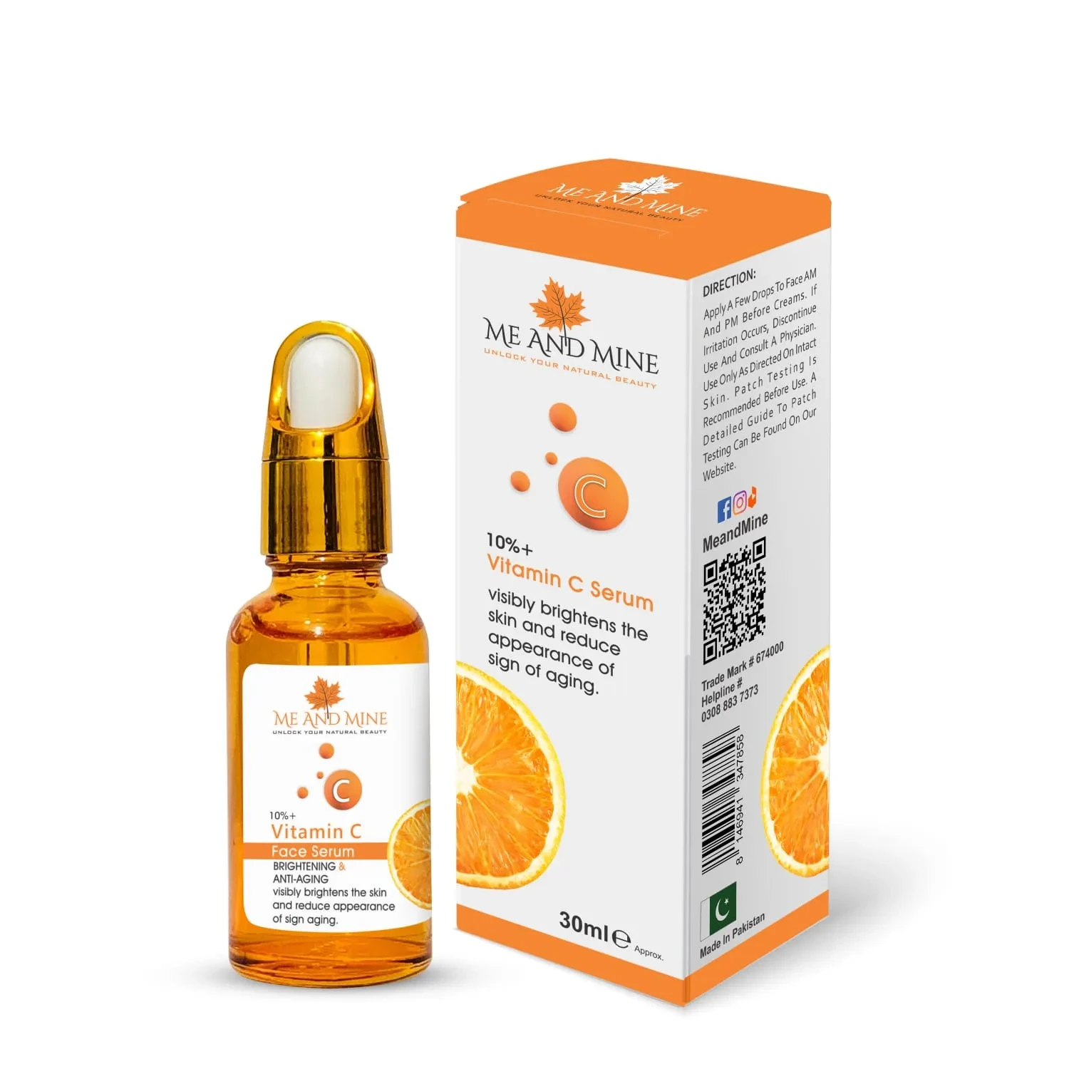 Me And Mine Face Serum Vitamin C 30ML