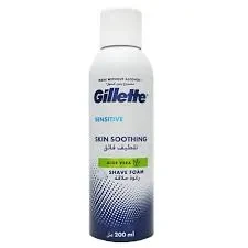 Gillette Shaving Foam Skin Smoothing Aleovera 250ML