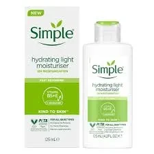 Simple Hydrating Light Moisturiser Kind TO Skin 125ML