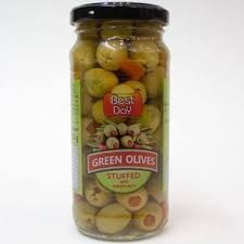 Best Day green Olives Stuffed With Carrots 930G