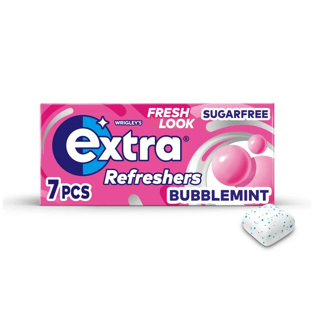 Wrigley's Extra Gum Refreshers Bubblemint 15.6G