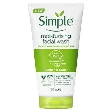 Simple Face Wash Moisturizing Kind To Skin 150ML