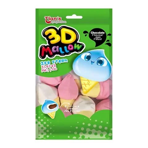 Tians Mallow 3D Ice Cream 100G