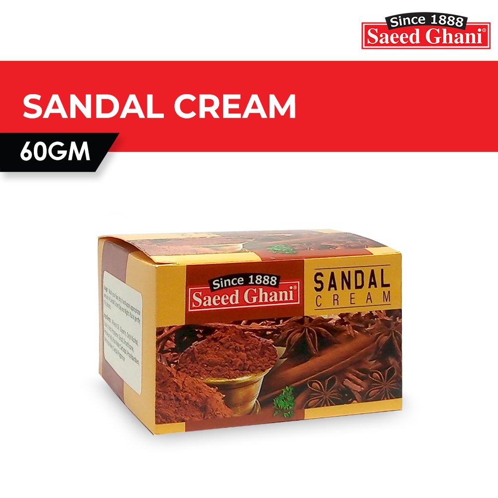 Saeed Ghani Sandal Cream 85G