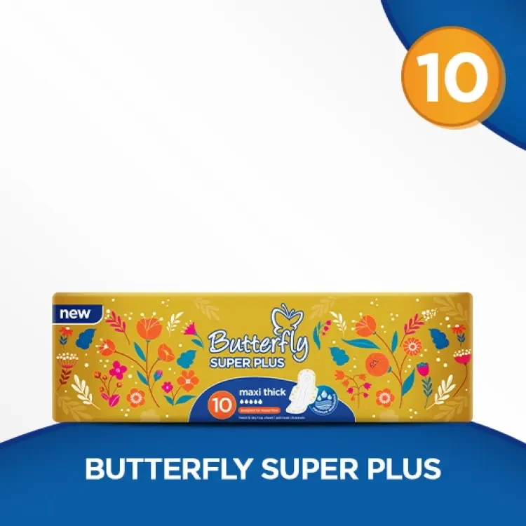 Butterfly Pads Super Plus Maxi Thick 10PC