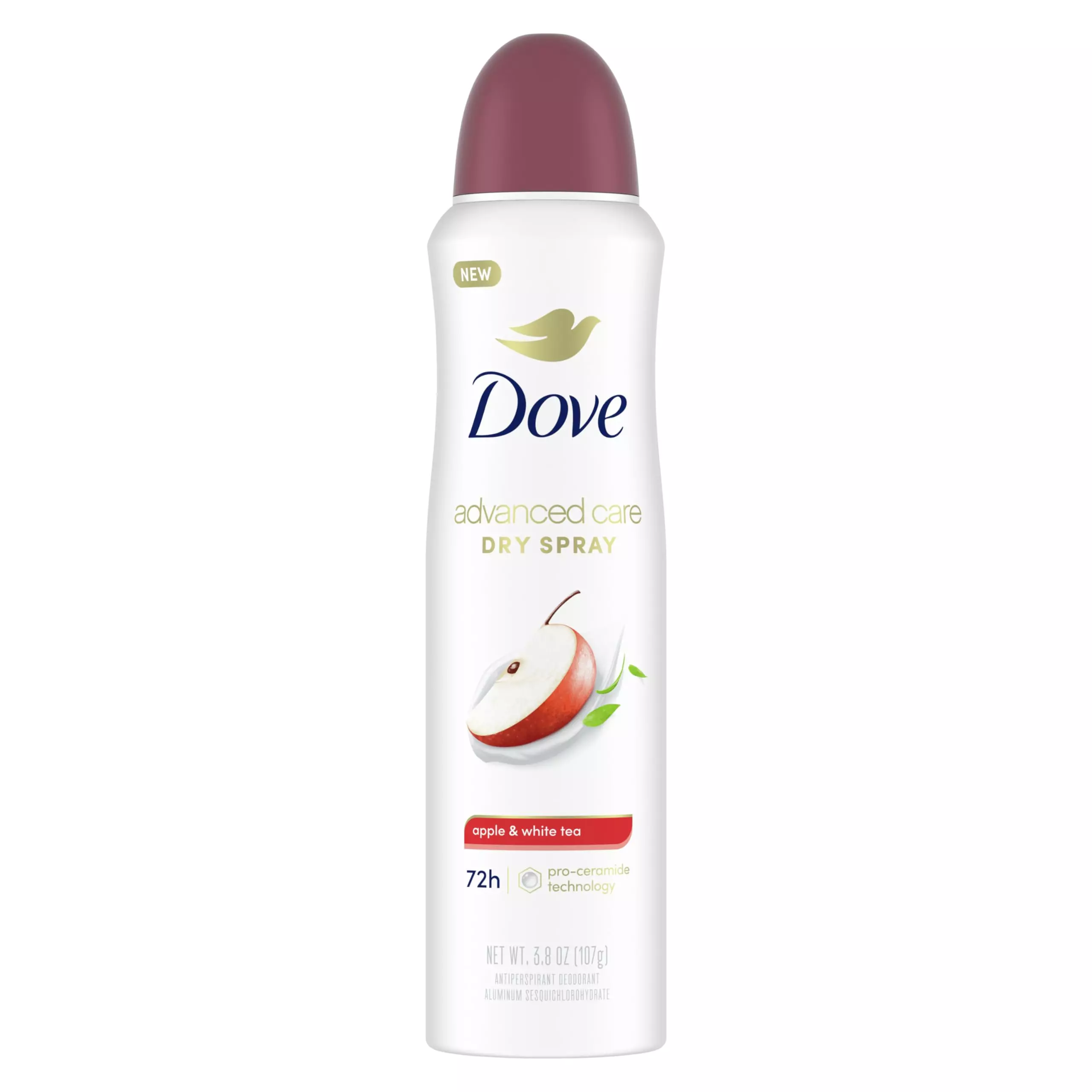 Dove Body Spray USA Dry Apple And White Tea 107G