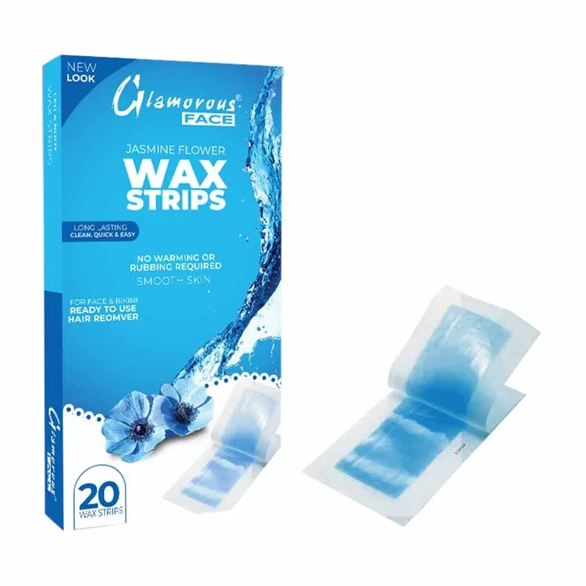 Glamorous Face Wax Strips Body 7898 A Jasmine Flower