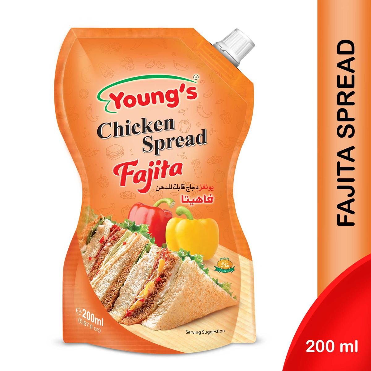 Youngs Chicken Spread Fajita 200ML