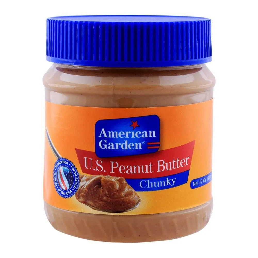 American Garden Peanut Butter Chunky 340G