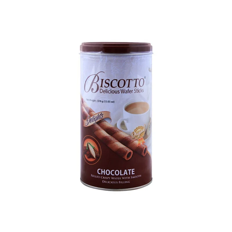 Biscotto Wafer Rolls Chocolate 125G