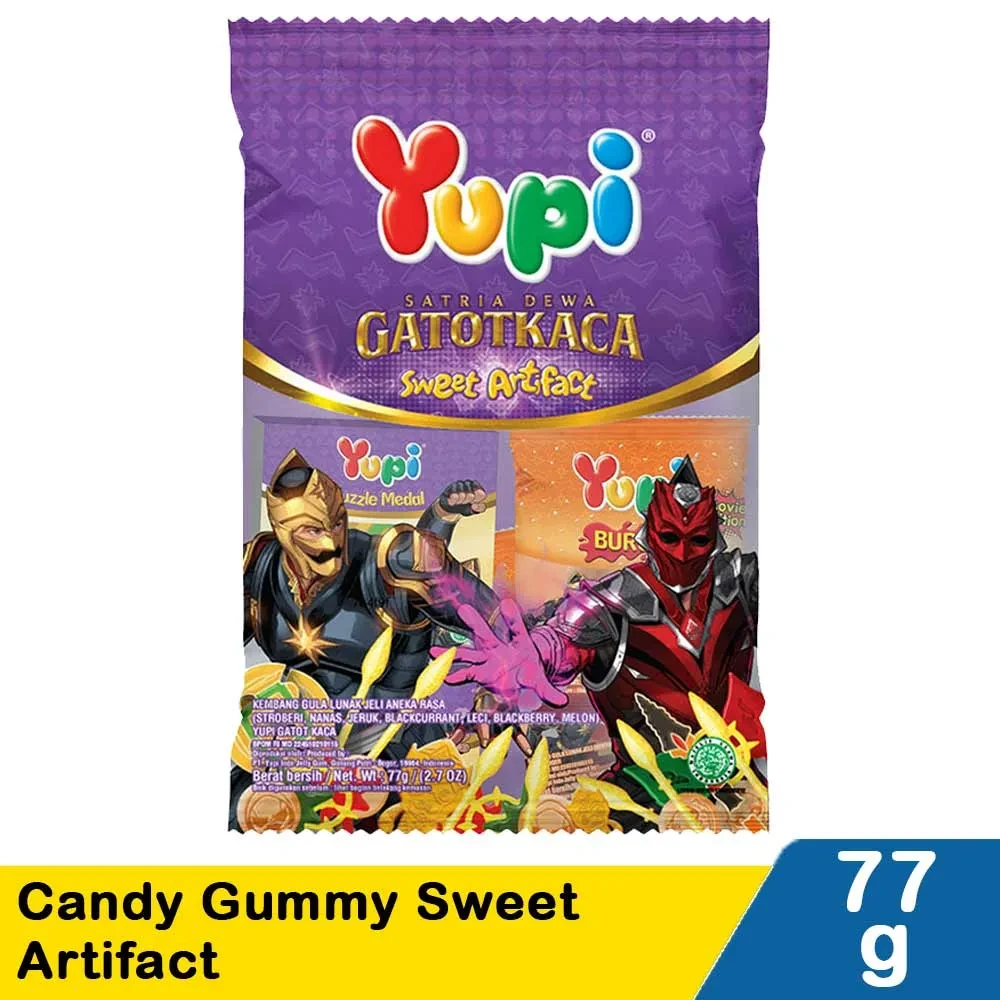 Yupi Jelly Pouch Sweet Artifsct 77G