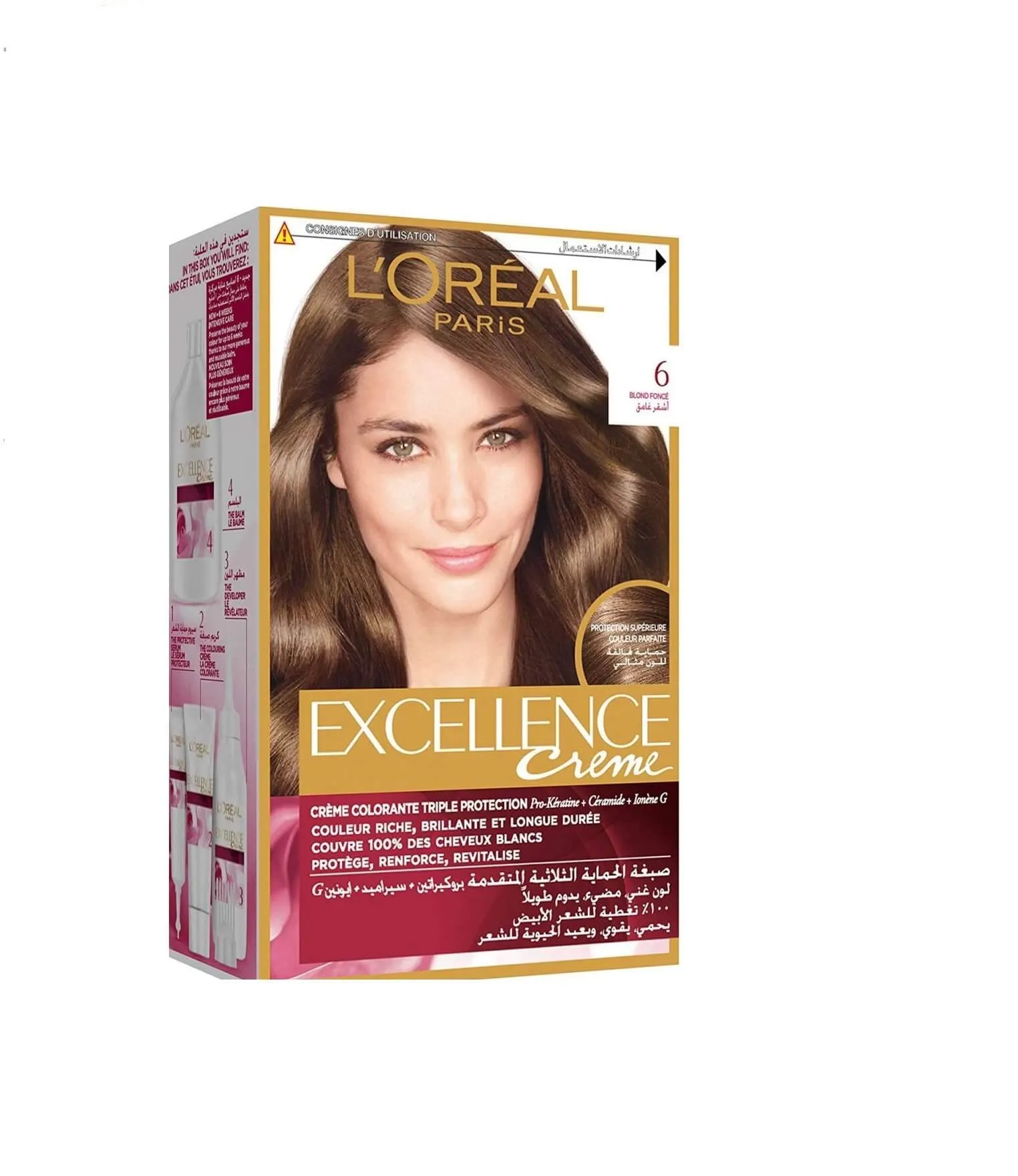 Loreal Excellence Hair Color 6 Dark Blonde