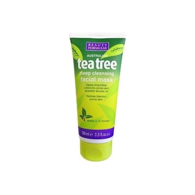 Beauty Formulas Facial Mask Tea Tree 100ml