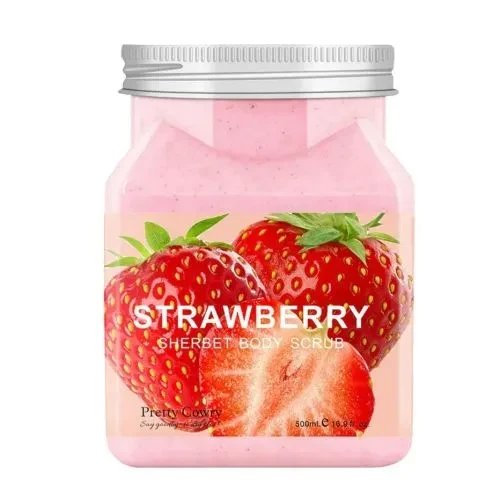 Pretty Cowry Face Scrub Strawberry 500ML