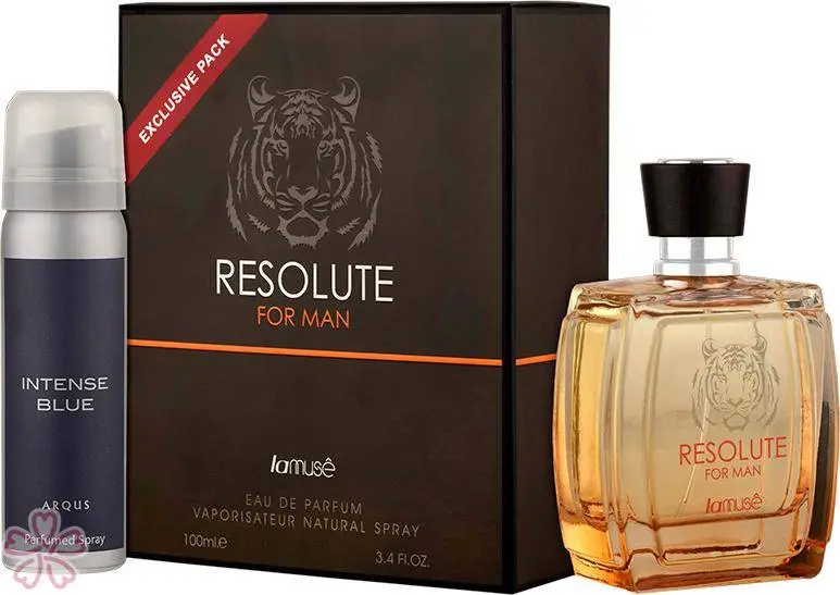 Lamuse Eau De Perfume Exclusive Pack Resolute For Man 100ML