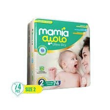 Mamia Baby Diapers S-2 74P