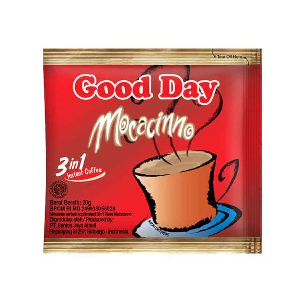 Good Day Coffee Sachet 3 In 1 Mocacino 20G