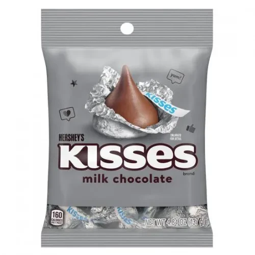 Hershey's Kisses Chocolate Pouch Pig Milk Chocolate 137G