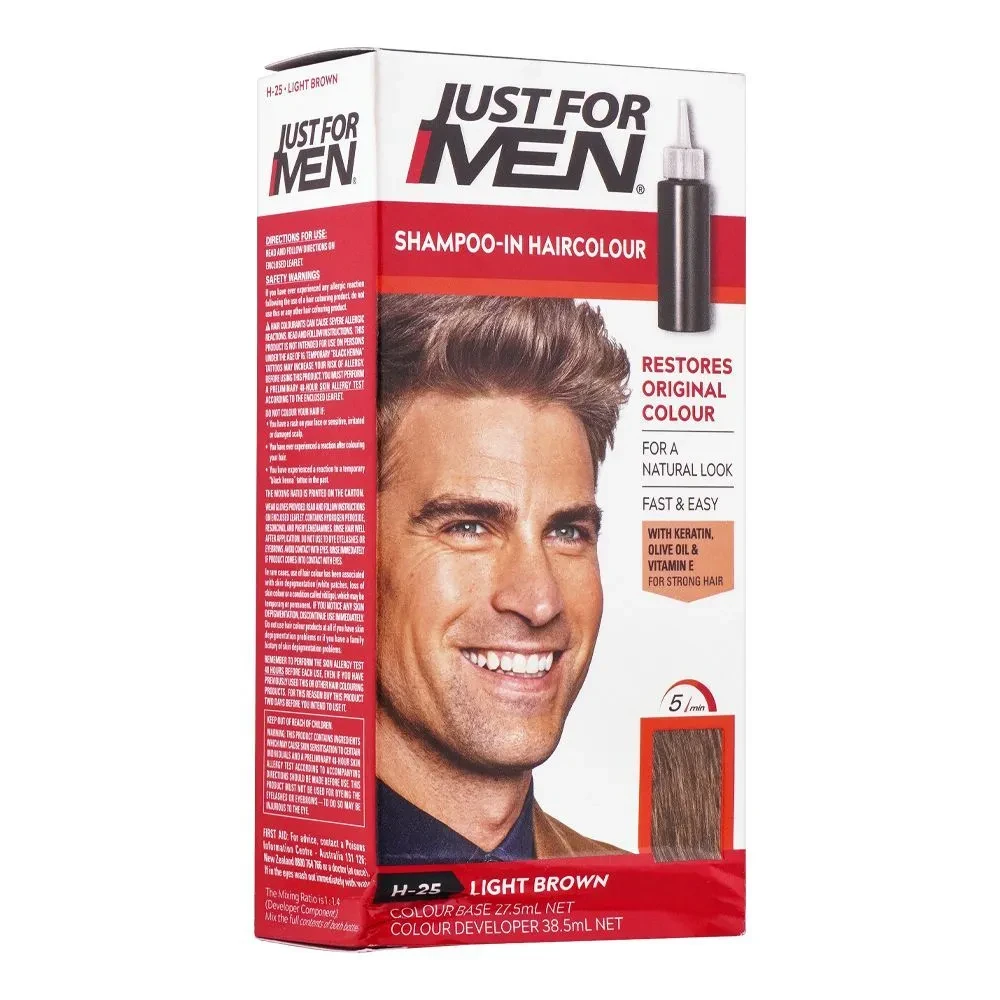 Just For Men Color Hair H-25 Light Brown