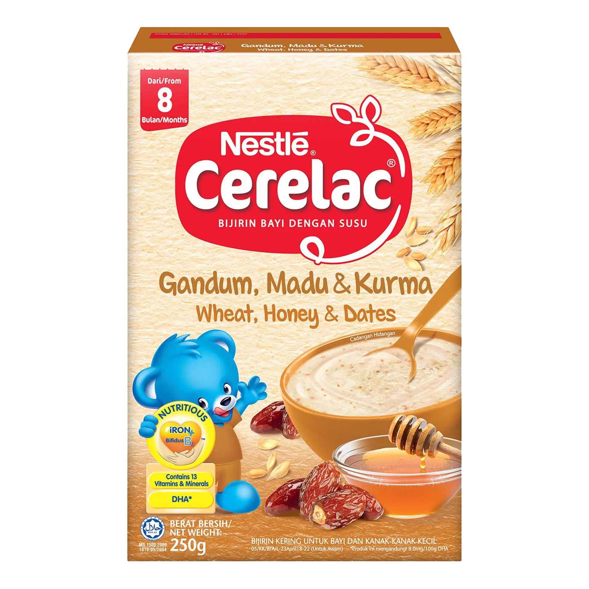 Nestle Cerelac Wheat Honey Dates 250G